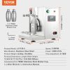 VEVOR Milkshake Maker Machine, 120W Commercial Milk Tea Shaker Machine, Double Head Milk Shake Mixer Machine, 0-180s Adjustable Milkshake Blender, wit