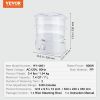 VEVOR Electric Food Steamer, 7.4Qt/7L Electric Vegetable Steamer with 2-Tier Stackable Trays, 800W Food-Grade Food Steamer for Cooking with 60-Min Tim