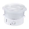 VEVOR Electric Food Steamer, 7.4Qt/7L Electric Vegetable Steamer with 2-Tier Stackable Trays, 800W Food-Grade Food Steamer for Cooking with 60-Min Tim