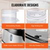 VEVOR Electric Food Steamer, 9.5Qt/9L Electric Vegetable Steamer with 3-Tier Stackable Trays, 800W Food-Grade Food Steamer for Cooking with 60-Min Tim