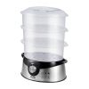 VEVOR Electric Food Steamer, 9.5Qt/9L Electric Vegetable Steamer with 3-Tier Stackable Trays, 800W Food-Grade Food Steamer for Cooking with 60-Min Tim