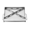 17x13 in Flat Top Griddle Stainless Steel Universal BBQ Grill Pan Cookware