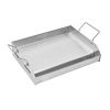 17x13 in Flat Top Griddle Stainless Steel Universal BBQ Grill Pan Cookware