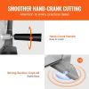 VEVOR Manual Vegetable Fruit Slicer, 0-0.5"/0-12mm Thickness Adjustable Commercial Slicer Machine, Stainless Steel Food Cutter Slicing Machine with 2