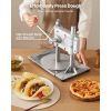 9.5 in Manual Pizza Dough Press Machine Pizza Pastry Sheeter Stainless Steel