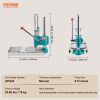 VEVOR Manual Pizza Dough Press Machine, 9.5inch/24cm Household Pizza Pastry, Stainless Steel Pizza Presser, Commercial Chapati Sheet Pizza Crust Press