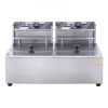 VEVOR Commercial Electric Deep Fryer Countertop Deep Fryer Dual Detachable Tanks