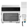 6 Trays Food Dehydrator Machine Stainless Steel 400W Jerky Meat Fruit Drying