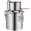 VEVOR Moonshine Still Water Alcohol Distiller 3Gal w/ Water Pump Stainless Steel
