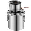 Moonshine Still Water Alcohol Distiller 3Gal w/ Water Pump Stainless Steel