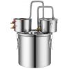 Moonshine Still Water Alcohol Distiller 8Gal w/Thumper Keg & 8W Water Pump