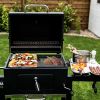 VEVOR Reversible Grill/Griddle, 9.7"x16.7" Pre-Seasoned Cast Iron Griddle, Rectangular Double Burner Griddle Pan, Non-Stick Family Pan Cookware with H