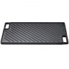 VEVOR Reversible Grill/Griddle, 9.7"x16.7" Pre-Seasoned Cast Iron Griddle, Rectangular Double Burner Griddle Pan, Non-Stick Family Pan Cookware with H
