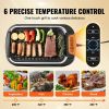 VEVOR Smokeless Indoor Grill, 110 sq.in 1500W Electric BBQ Grill with Non-Stick Surface, Adjustable Temperature, Turbo Smoke Extractor, Detachable Dis