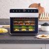 VEVOR Food Dehydrator Machine, 6 Stainless Steel Trays, 700W Electric Food Dryer w/ Digital Adjustable Timer & Temperature for Jerky, Herb, Meat, Beef