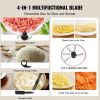 VEVOR Food Processor, 7-Cup Vegetable Chopper for Chopping, Mixing, Slicing, and Kneading Dough, 350 Watts Stainless Steel Blade Professional Electric