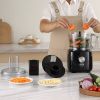 VEVOR Food Processor, 9-Cup Vegetable Chopper for Chopping, Slicing, Shredding, Puree, and Kneading, 600 Watts Stainless Steel Blade Professional Elec