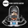 VEVOR Milkshake Maker, Double-Head Milkshake Machine, 560W Milkshake Mixer, Malt Maker with 800ml Cups (Stainless Steel/PC), 2-Speed Electric Milk Sha