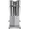 VEVOR Milkshake Maker Kit, Stainless Steel Electric Milkshake Maker, 180W Milkshake Machine, Double Head Classic Milkshake Maker with 800ml Cup, Silve