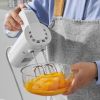VEVOR Digital Electric Hand Mixer, 5-Speed, 200W Portable Electric Handheld Mixer, with Turbo Boost Beaters Dough Hooks Whisks Storage Bag, Baking Sup