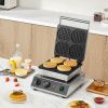 VEVOR 4PCS Commercial Waffle Maker Round Waffle Iron Machine 1750W Non-Stick