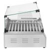 Electric 30 Hot Dog 11 Roller Commercial Grill Cooker Machine Cover 1600W