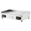 VEVOR Commercial Electric Griddle, 2800W Countertop Flat Top Grill, 122℉-572 ℉ Adjustable Temp, 28.74 x 15.75 x 0.39in Stainless Steel Griddle Grill w