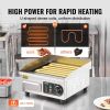 VEVOR Commercial Electric Griddle, 1700W Countertop Flat Top Grill, 122℉-572 ℉ Adjustable Temp, 14.17 x 11.81 x 0.39in Stainless Steel Griddle Grill w