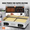 VEVOR Commercial Electric Griddle, 2800W Countertop Flat Top Grill, 122℉-572 ℉ Adjustable Temp, 25.98 x 15.75 x 0.39in Stainless Steel Griddle Grill w