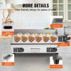 VEVOR Commercial Electric Griddle, 2800W Countertop Flat Top Grill, 122℉-572 ℉ Adjustable Temp, 25.98 x 15.75 x 0.39in Stainless Steel Griddle Grill w