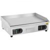 VEVOR Commercial Electric Griddle, 2800W Countertop Flat Top Grill, 122℉-572 ℉ Adjustable Temp, 25.98 x 15.75 x 0.39in Stainless Steel Griddle Grill w