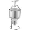 VEVOR Donut Depositor 5L Capacity Donut Dropper Hopper Food-Grade Aluminum Manual Donut Dispenser 6 Adjustable Thicknesses Donut Hopper with Stand Don