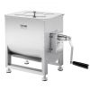 Manual Meat Mixer 60L Fixed Tank Mixing Max 60LB for Meat Sausage Mixer Machine