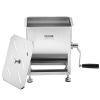 Manual Meat Mixer 15L Fixed Tank Mixing Max 15LB for Meat Sausage Mixer Machine