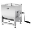 Manual Meat Mixer 30L Fixed Tank Mixing Max 30LB for Meat Sausage Mixer Machine