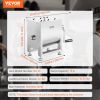 Manual Meat Mixer  Tank Mixing Max 15LB for Meat Sausage Mixer Machine Silver