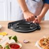 VEVOR Tortilla Press, 10 Inch Tortilla and Roti Maker, Cast Iron Heavy Duty Tortilladora Press, Pre-Seasoned Pataconera Maker with 100 Pcs Parchment P