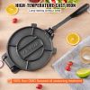 VEVOR Tortilla Press, 8 Inch Tortilla and Roti Maker, Cast Iron Heavy Duty Tortilladora Press, Pre-Seasoned Pataconera Maker with 100 Pcs Parchment Pa