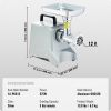 Commercial Electric Meat Grinder 5 Lb/Min Capacity 575W Sausage Stuffer Kitchen