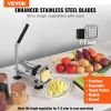 VEVOR French Fry Cutter, 1/2" Stainless Steel Blade Potato Slicer, Manual Potato Chopper Cutter with Suction Cups, Fries Cutter for Potato, French Fri