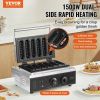 VEVOR 6PCS Commercial Waffle Stick Maker Waffle Baker Hot Dog Waffle Iron 1500W