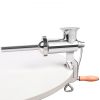VEVOR Manual Meat Grinder, All Parts Stainless Steel, Hand Operated Meat Grinding Machine with Tabletop Clamp, 2 Grinding Plates & Sausage Stuffer, Id