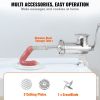 VEVOR Manual Meat Grinder, All Parts Stainless Steel, Hand Operated Meat Grinding Machine with Tabletop Clamp, 2 Grinding Plates & Sausage Stuffer, Id