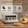 VEVOR Steam Oven Toaster, 12L Countertop Convection Oven, 1300W 5 In 1 Steam Toaster Oven, 7 Cooking Modes Air Fryer Convection Oven Combo with Baking