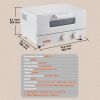 VEVOR Steam Oven Toaster, 12L Countertop Convection Oven, 1300W 5 In 1 Steam Toaster Oven, 7 Cooking Modes Air Fryer Convection Oven Combo with Baking