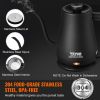VEVOR 1L Electric Gooseneck Kettle, 1200W Fast Heating Gooseneck Pour Over Coffee Tea Kettle, 304 Food Grade Stainless Steel Hot Water Boiler Heater w