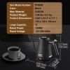 VEVOR 1L Electric Gooseneck Kettle, 1200W Fast Heating Gooseneck Pour Over Coffee Tea Kettle, 304 Food Grade Stainless Steel Hot Water Boiler Heater w