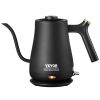 VEVOR 1L Electric Gooseneck Kettle, 1200W Fast Heating Gooseneck Pour Over Coffee Tea Kettle, 304 Food Grade Stainless Steel Hot Water Boiler Heater w