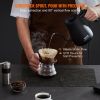 VEVOR Electric Gooseneck Kettle 1L, Temperature Control Pour Over Coffee Kettle with 5 Variable Presets, 304 Food Grade Stainless Steel Hot Water Tea