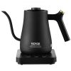 VEVOR Electric Gooseneck Kettle 1L, Temperature Control Pour Over Coffee Kettle with 5 Variable Presets, 304 Food Grade Stainless Steel Hot Water Tea